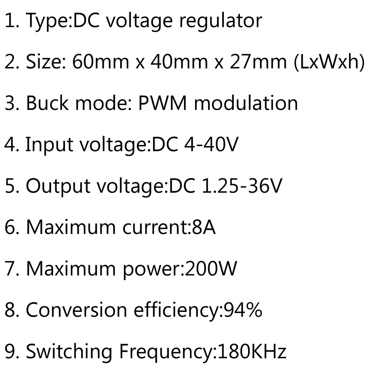 Mad Hornets 1PCS XL4016E1 DC-DC Step Down Power Supply Module 4V-40V to 1.25-36V 8A PWM Regu