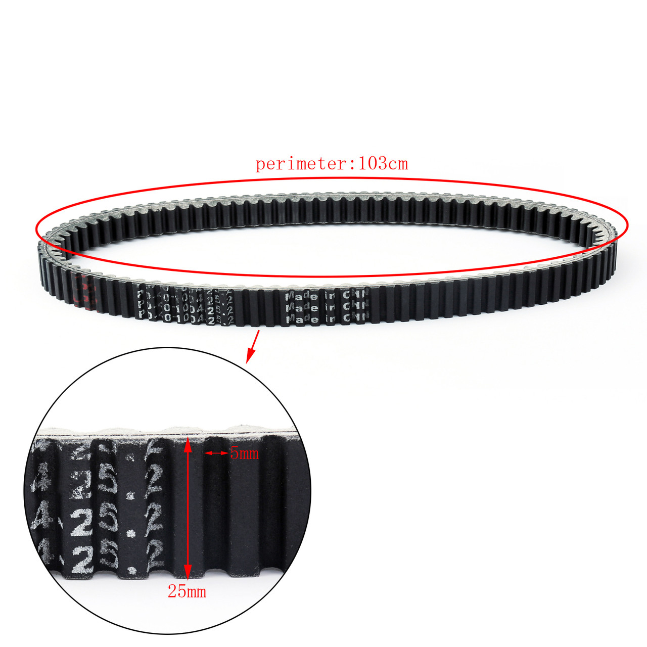 Drive Belt 23100-LEA7-E01 For Kymco Downtown 300 350 Shadow K-XCT