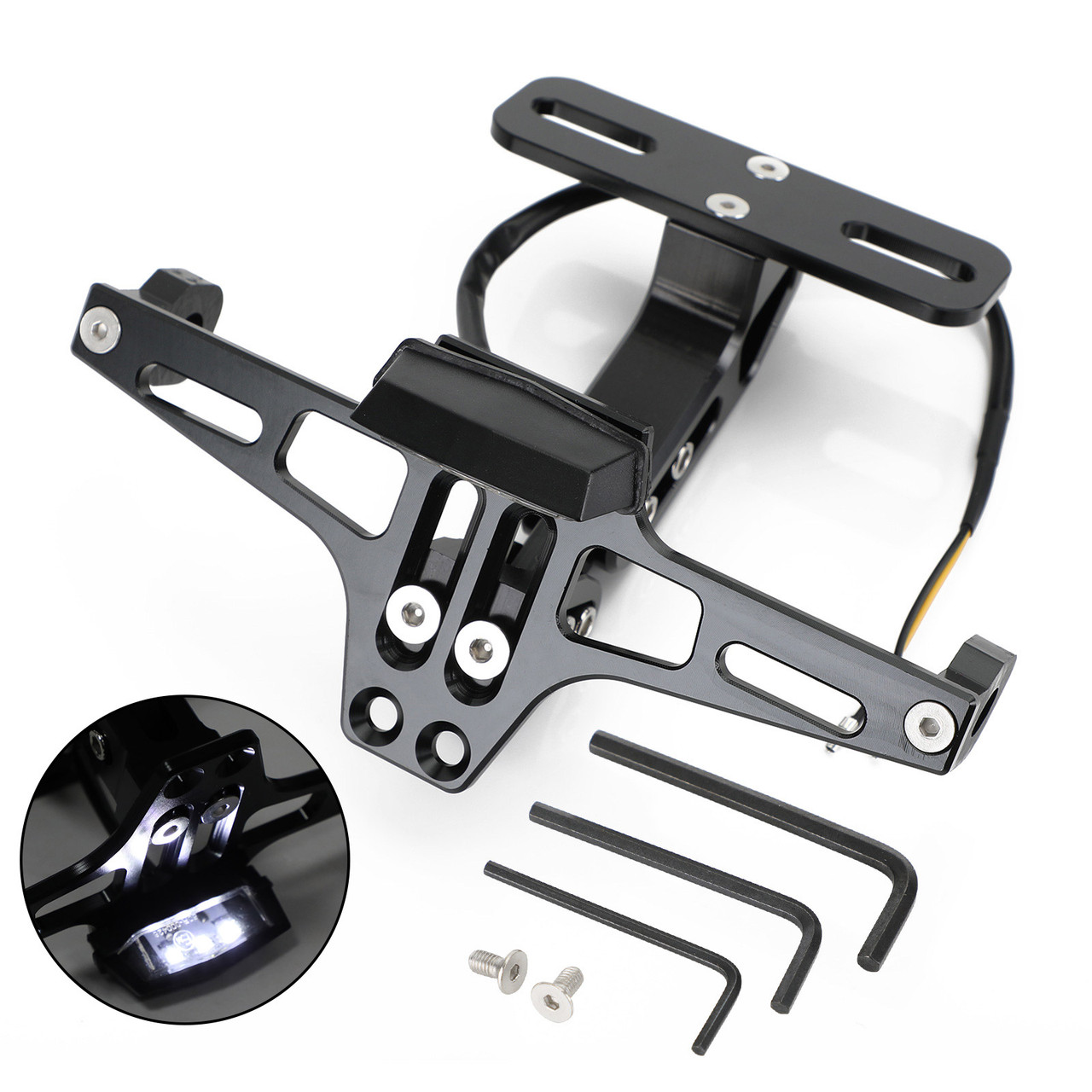 yamaha bolt license plate bracket