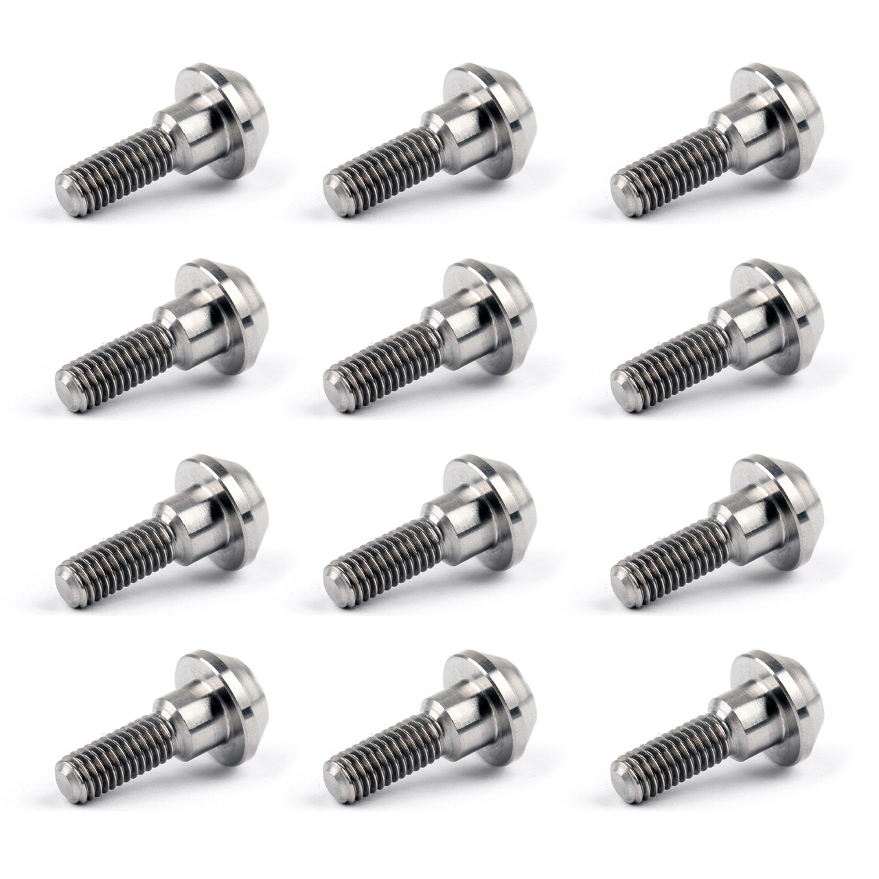 12PCs Titanium Bolts M6 x 20mm Brake Rotor Disc Bolts For Yamaha R1 R6 FJR1300 FZ 600/1000