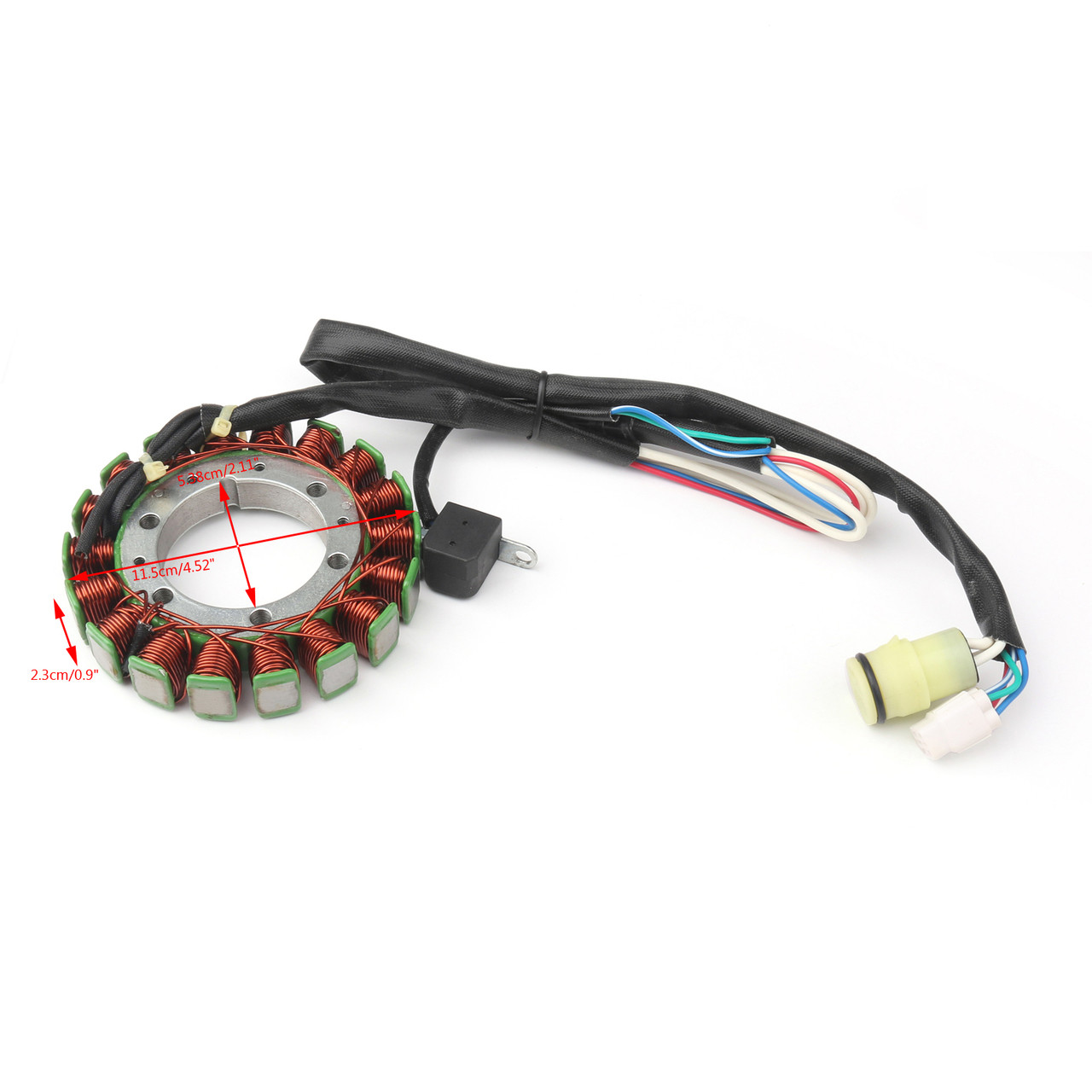 Magneto Generator Stator Coil For Yamaha YFM350X Wolverine 350 2WD (06-09) YFM45FX Wolverine 450 (06-10)