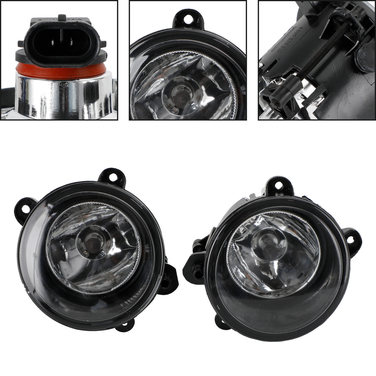 Front Pair Fog Light Lamp For LAND ROVER Discovery 2 (03-04) DISCOVERY 3 LR3 (04-09) RANGE ROVER (06-09)