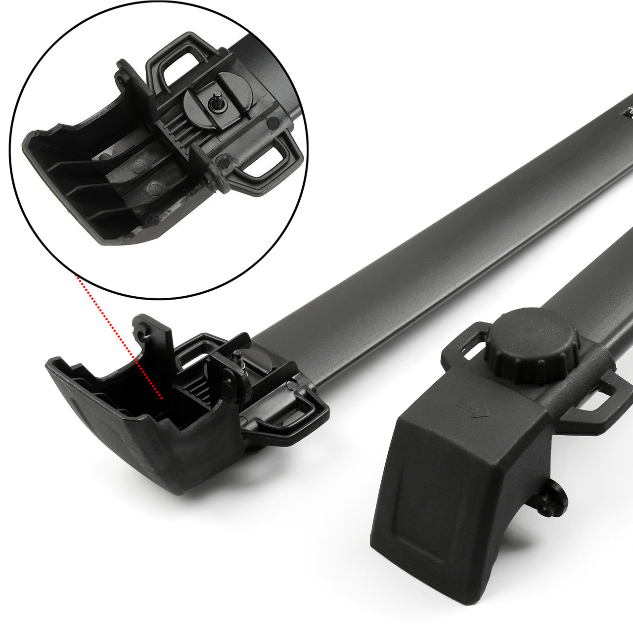 4 Door Roof Rack Cross Bars Rail Luggage Carrier For Jeep Compass (2011