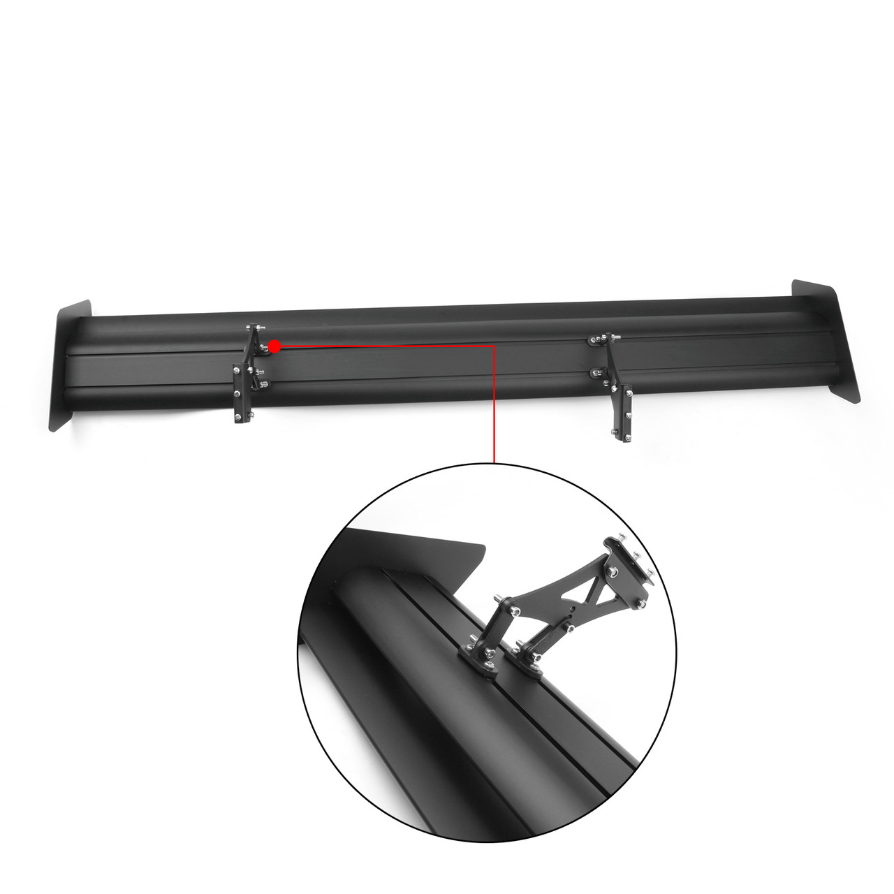 Universal Aluminum Adjustable Double Deck GT Rear Trunk Wing