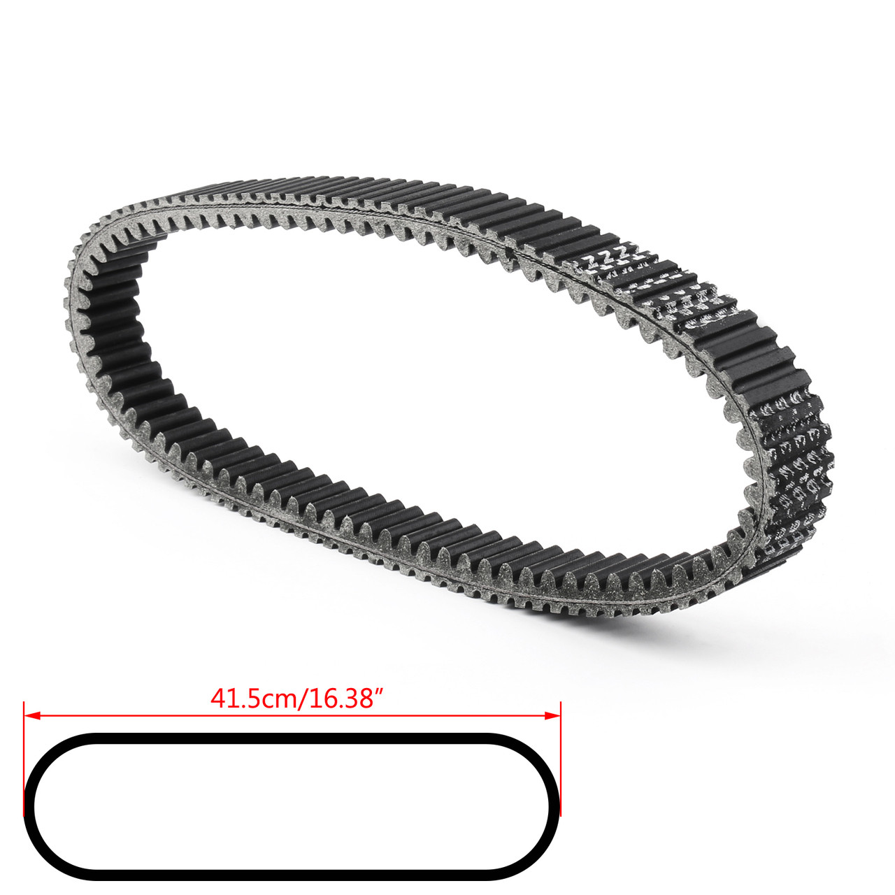 Drive Belt 28P-17641-00 For BENNCHE Bighorn 500 HD, 700X Crew HD, Cowboy 500 700, Gray Wolf 500 700, Black