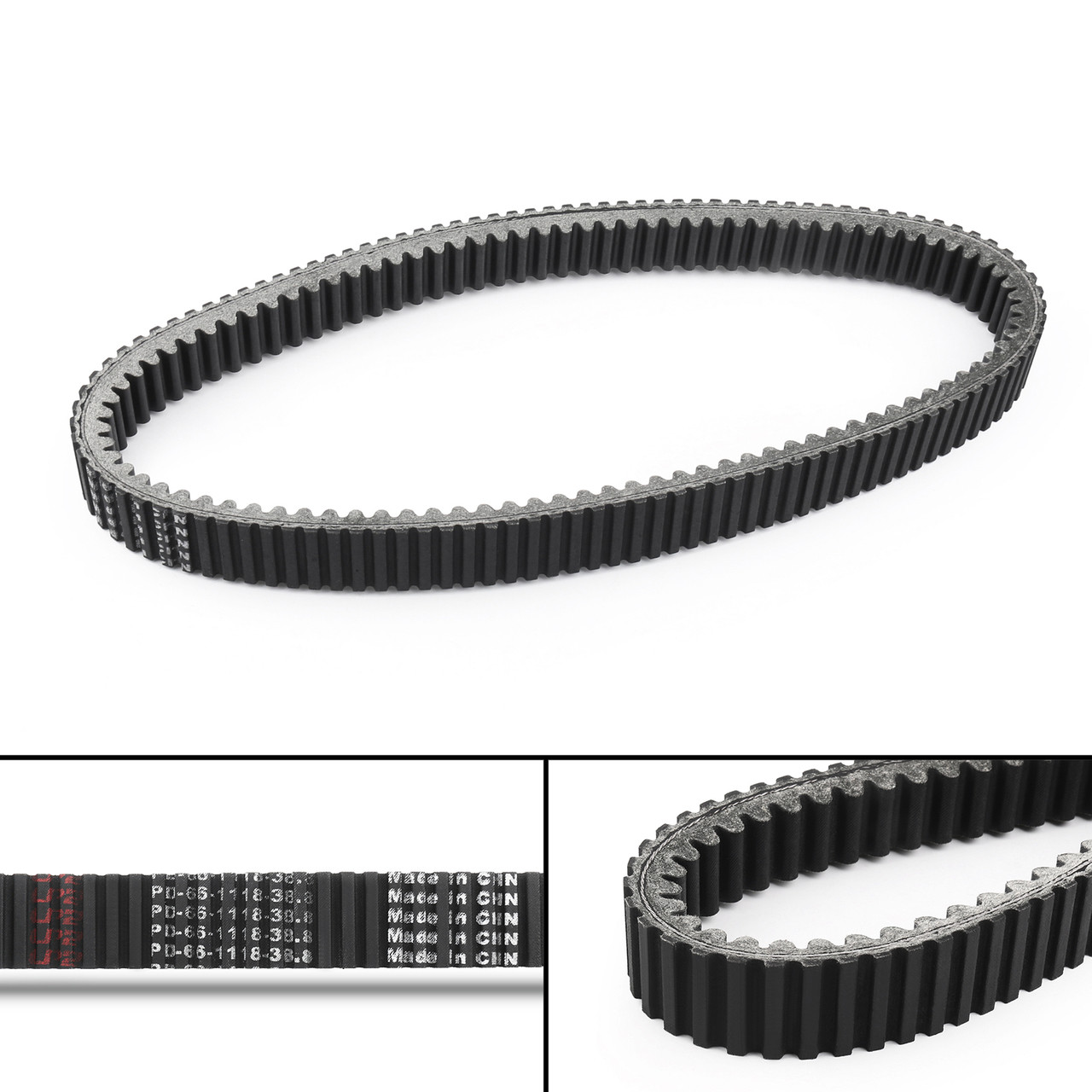 Drive Belt 417300391 For Ski-Doo Bombardier Expedition LE, SE, TUV, Sport 900 Ace, Freeride, Grand Touring LE SE, GSX GTX LE, MX Z, Black