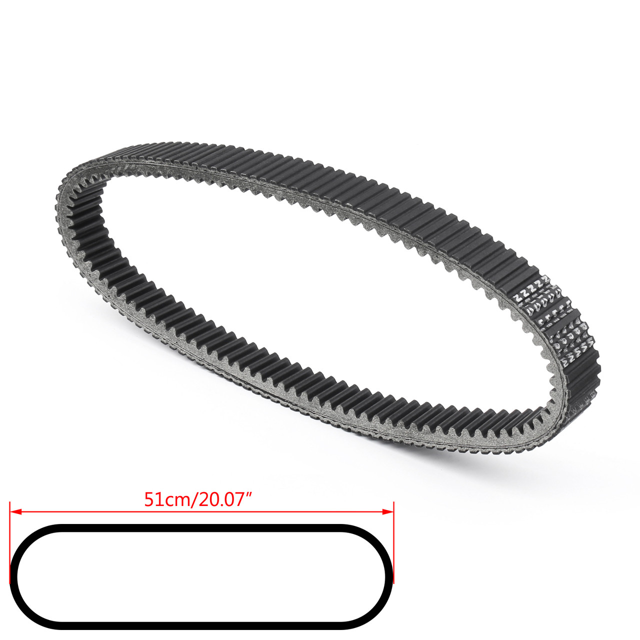 Drive Belt 417300391 For Ski-Doo Bombardier Expedition LE, SE, TUV, Sport 900 Ace, Freeride, Grand Touring LE SE, GSX GTX LE, MX Z, Black