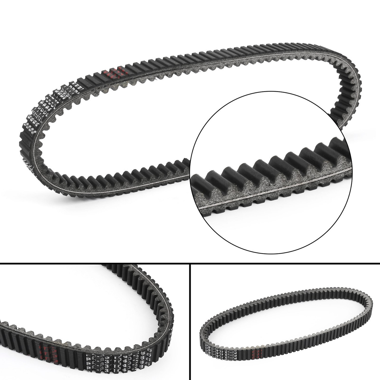 Drive Belt For Piaggio Beverly 400, MP3 400 500 LT RL RST, Beverly 500, X9 500 Evolution ABS, Black