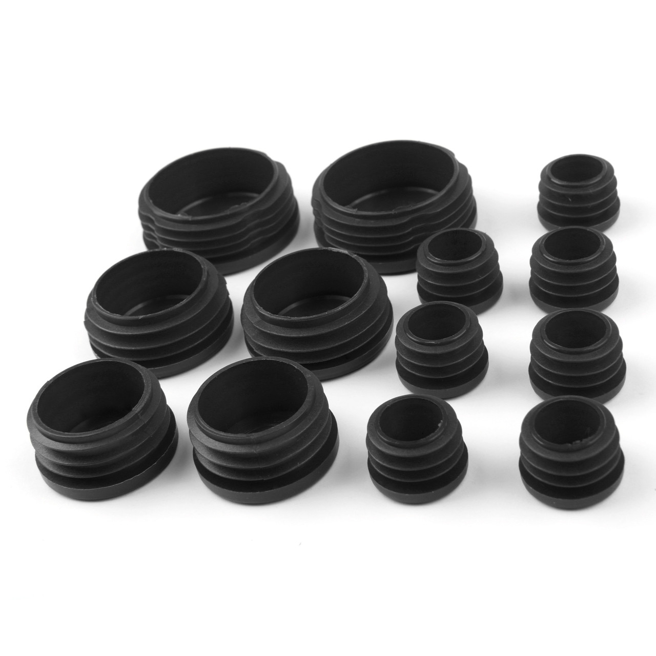 13PCS Frame Hole Cover Caps Plugs Decor Set For BMW R1200GS/LS/ADV 13-16 Black