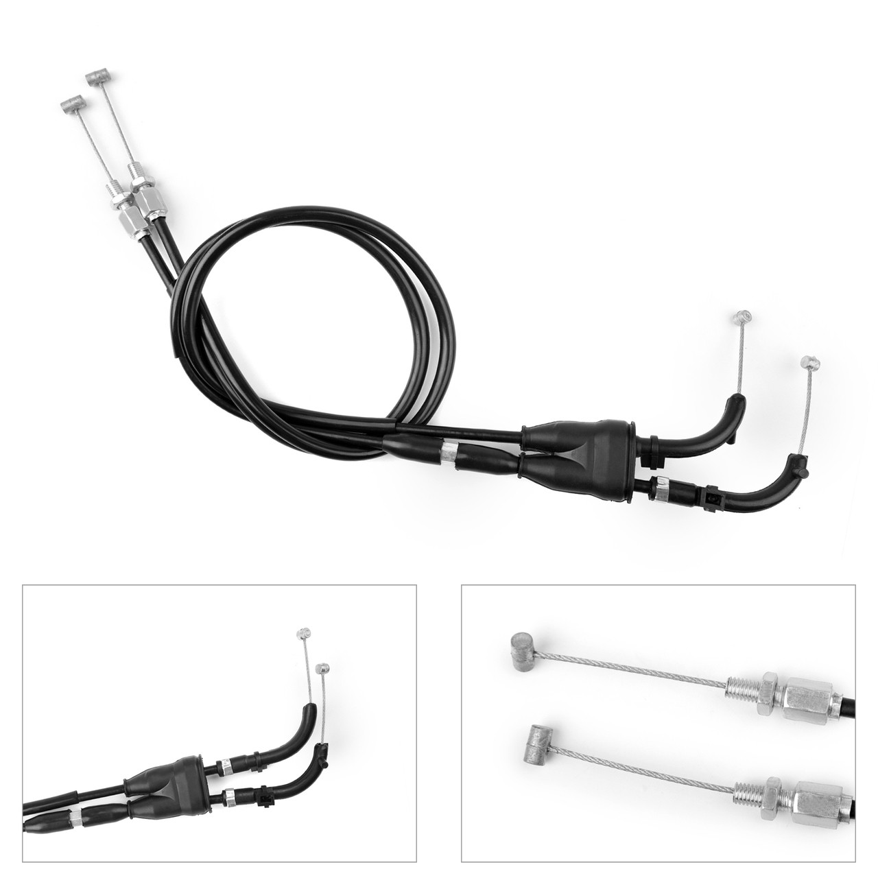 Throttle Cable 14B-26302-00 14B-26302-01 for Yamaha YZF R1 2009-2014 Black