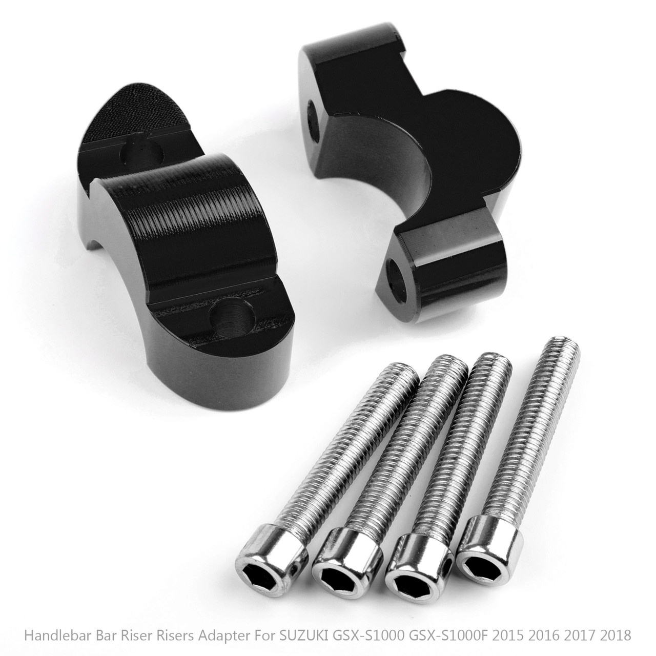 Handlebar Risers 1" Bar 20mm For Suzuki GSX-S1000 GSX-S1000F 2015-2018 Black