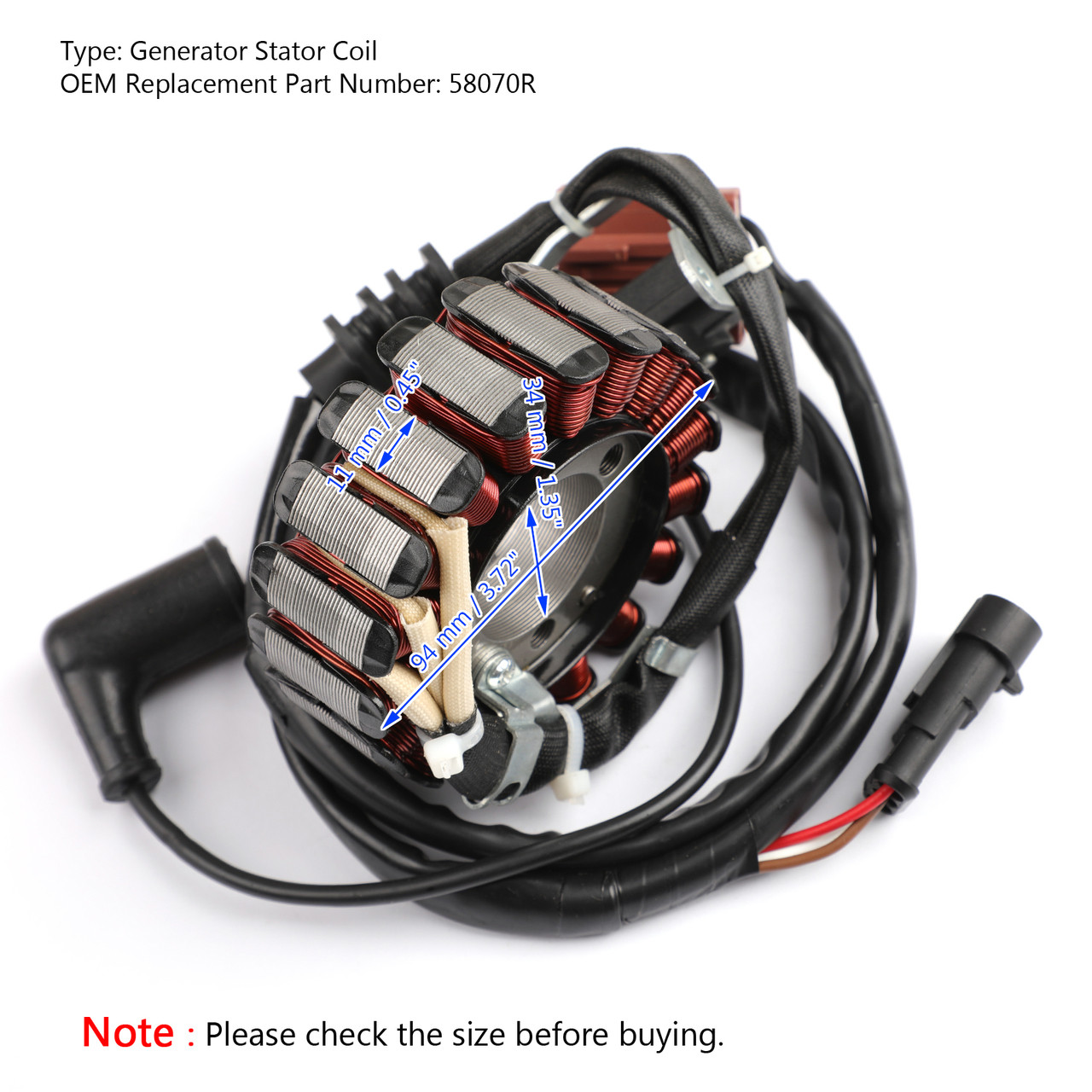 STATOR for Piaggio Beverly 300 Tourer E3 09 Carnaby 250 300 - Mad