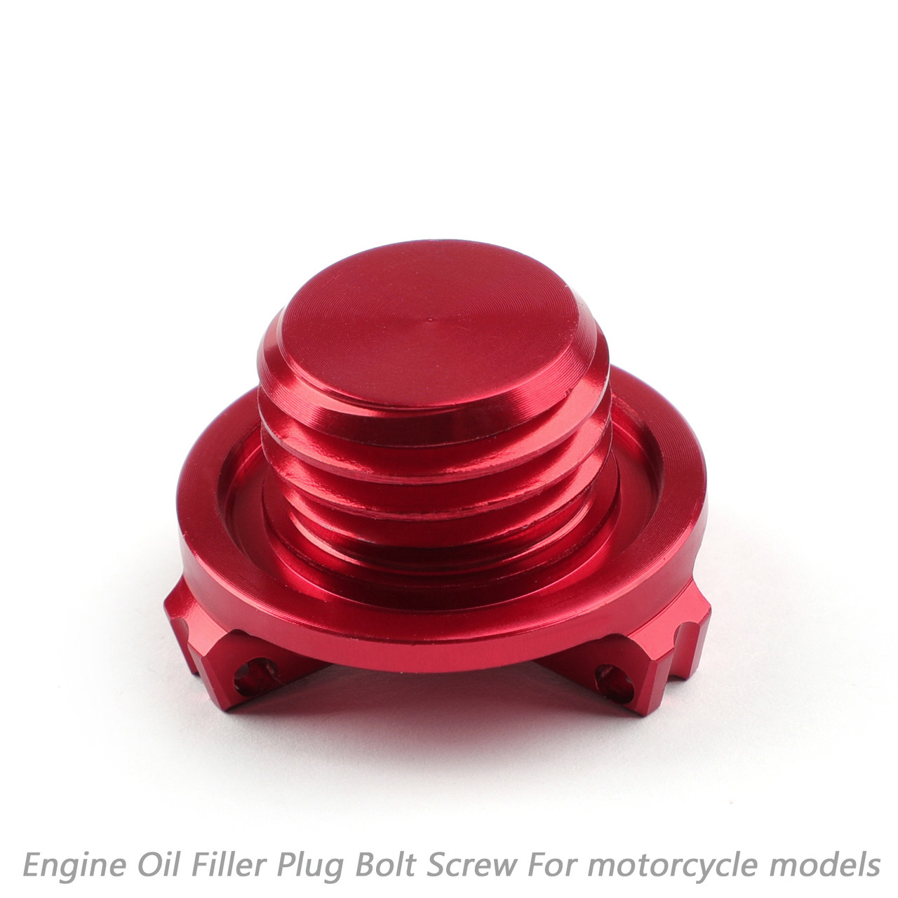 M20 Engine Oil Filler Plug Fill Cap Screw For Honda CRF150R CR125R CRF250R CRF450R CR500R CB300F CBR250RR CBR300R CB400SF Red