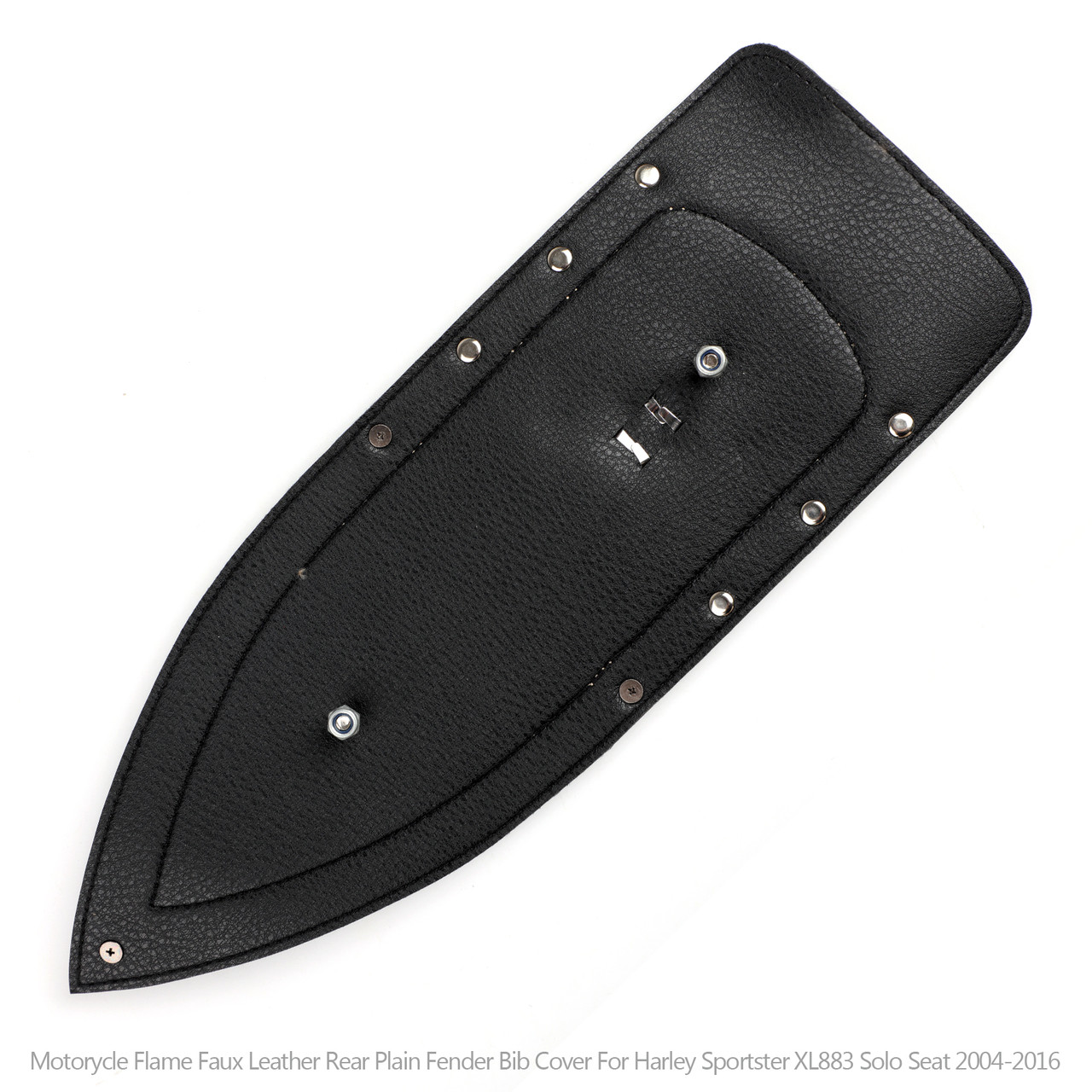 harley rear fender leather bib