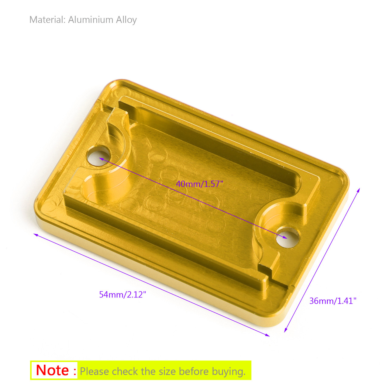 CNC FRONT Brake Fluid Cap For HONDA CB125R CB150R CB250R CB300R 2018 Gold