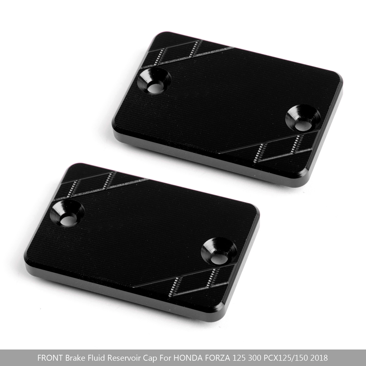 CNC FRONT Brake Fluid Cap Left & Right For HONDA FORZA 125 300 PCX125/150 Black