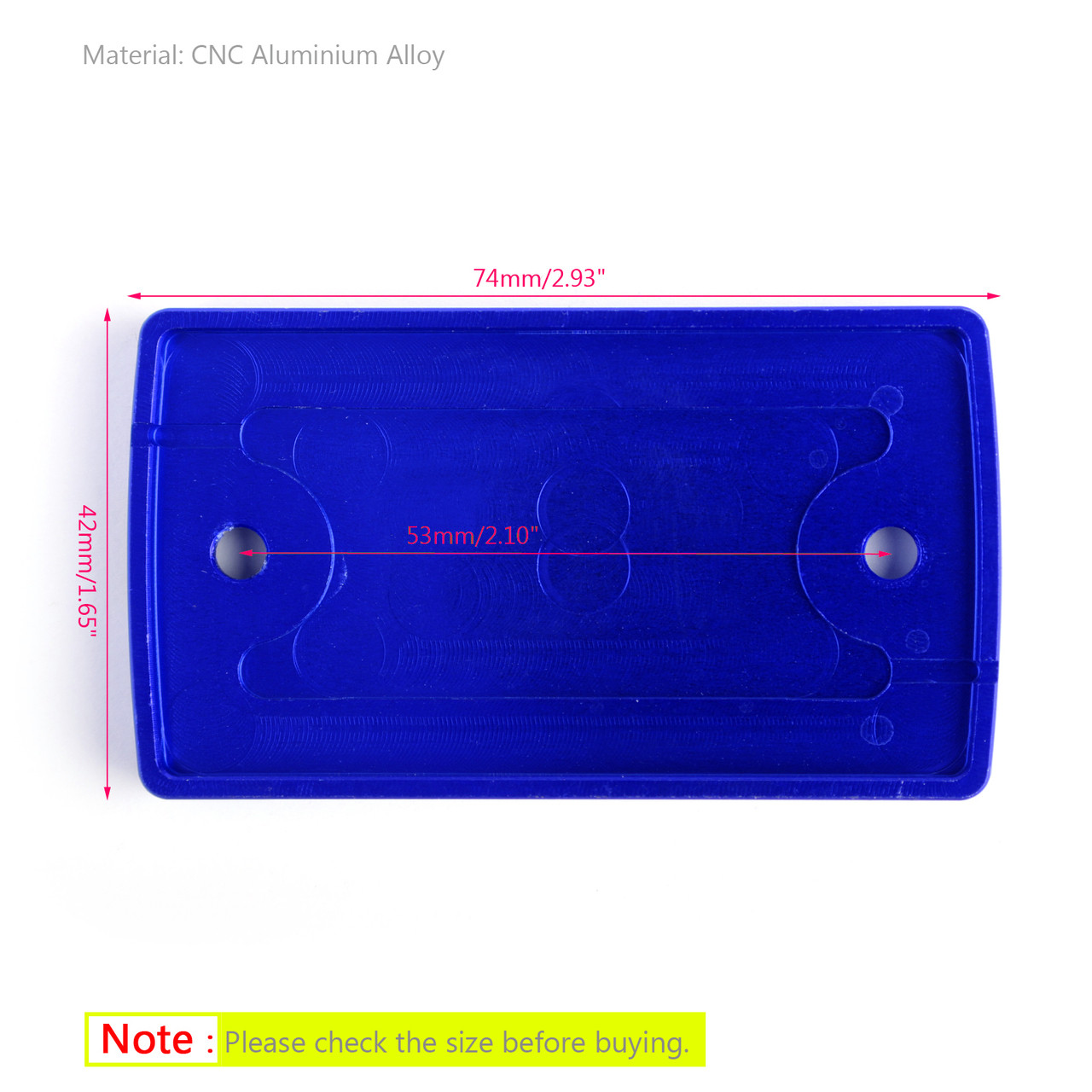 Front Brake Fluid Reservoir Cap 2PCS For SUZUKI HAYABUSA GSX1300R 99-18 BANDIT1250/S/F 07-16 Blue