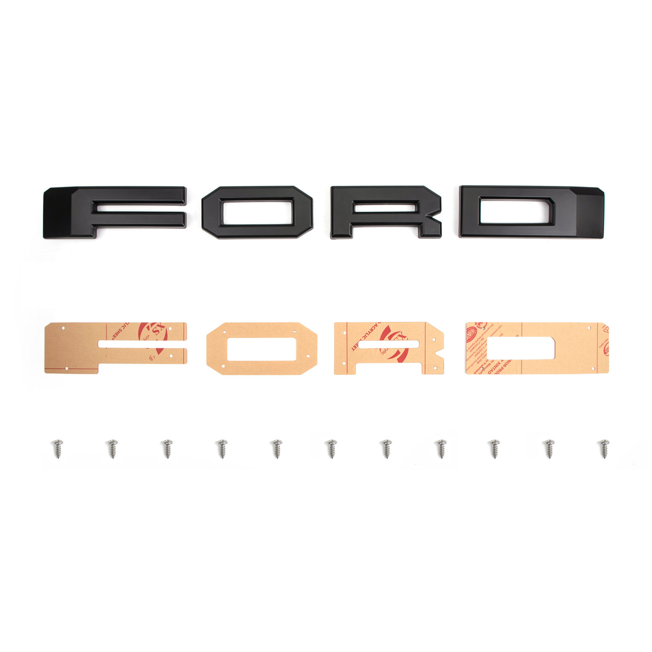 LED Grille Repalcement Upper ABS Grill For Ford F150 2018-2019 Black Amber With Logo