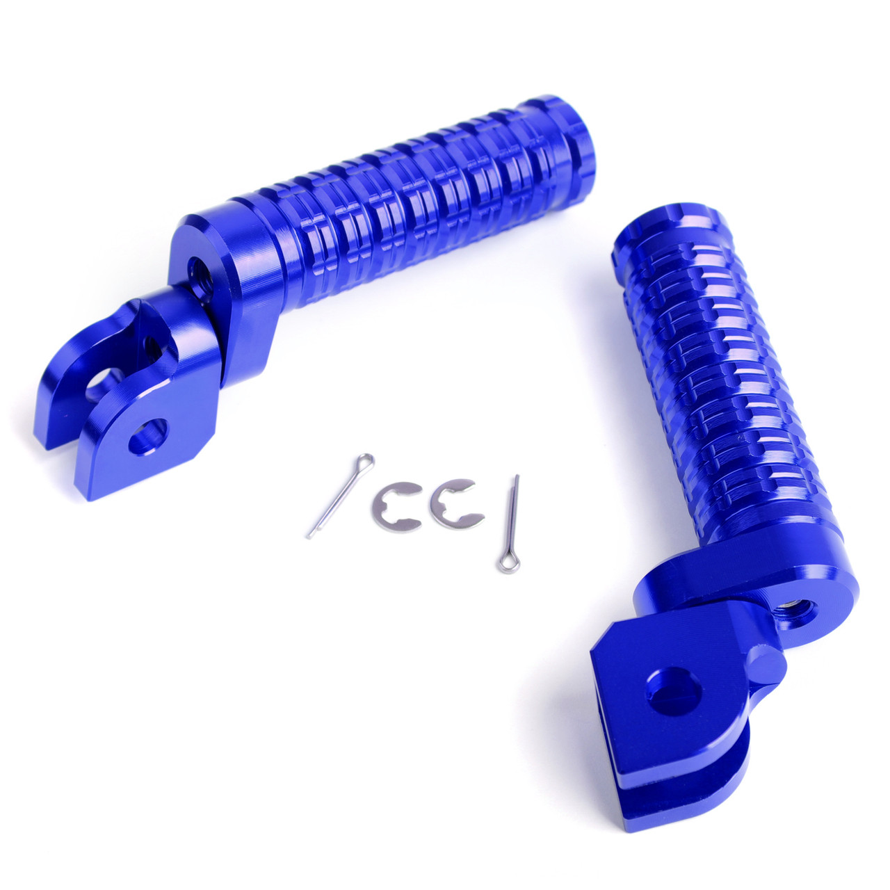 CNC Front Foot Pegs For CB600F 98-13 CB900F 02-07 CBF1000F 10-12 CBF600 08-10 CBR250R 11-14 VFR1200F 10-14 Blue