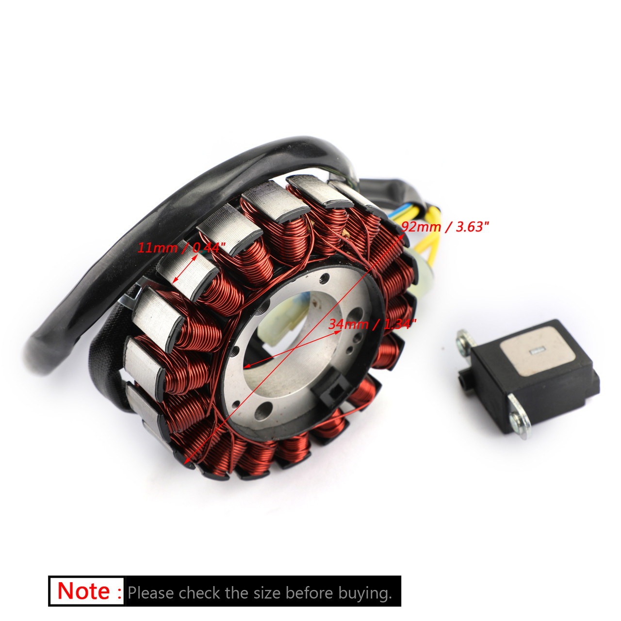 Stator 18 Pole For Honda TRX300 TRX300FW Fourtrax 300 2WD 4WD 1988