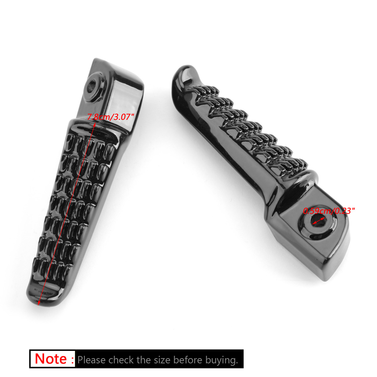 Rear Foot Peg Footrest For Kawasaki ZX6R 03-11 Z750 Z1000 07-12