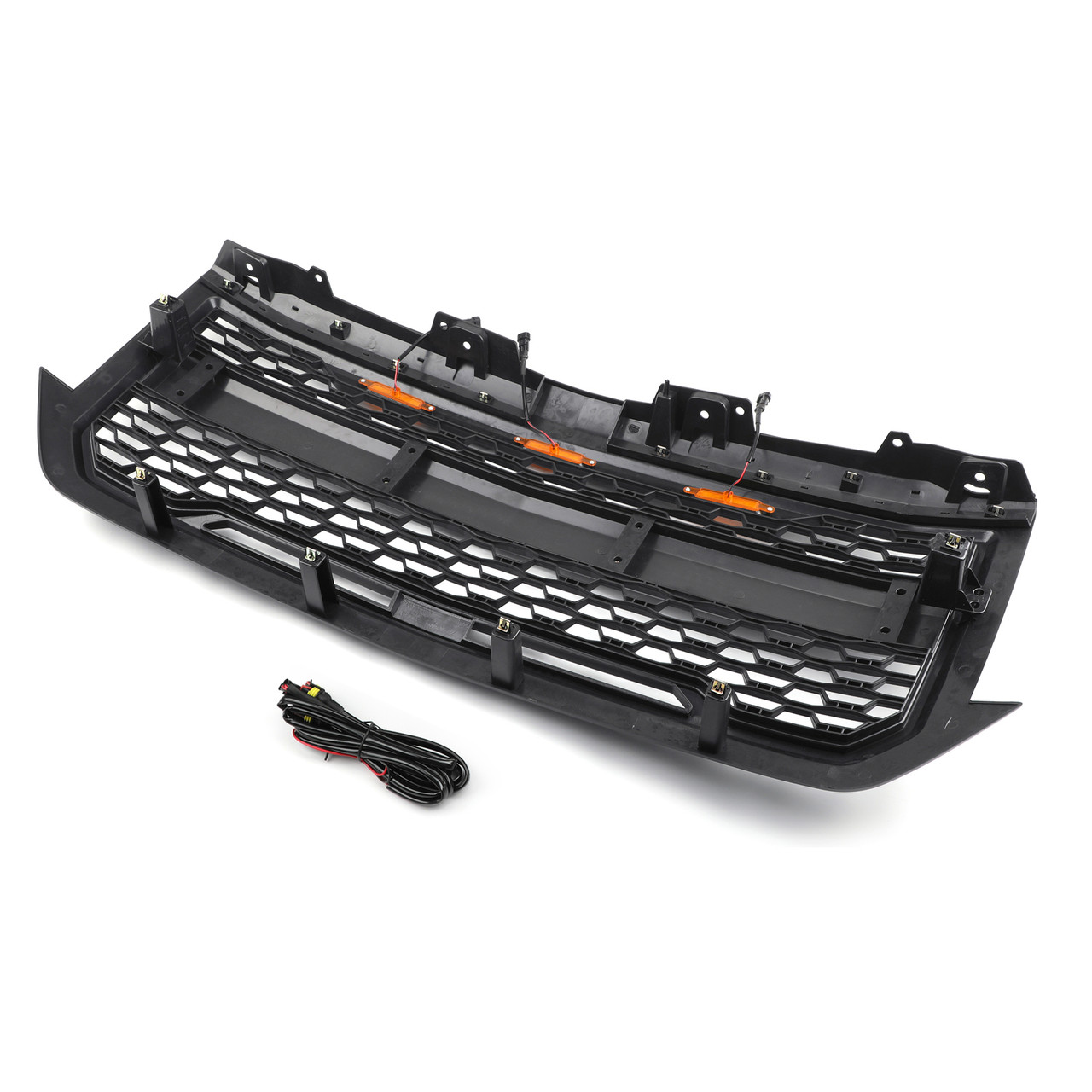 LED Front Grille For Chevrolet Silverado 1500 2016 2017 2018 Black