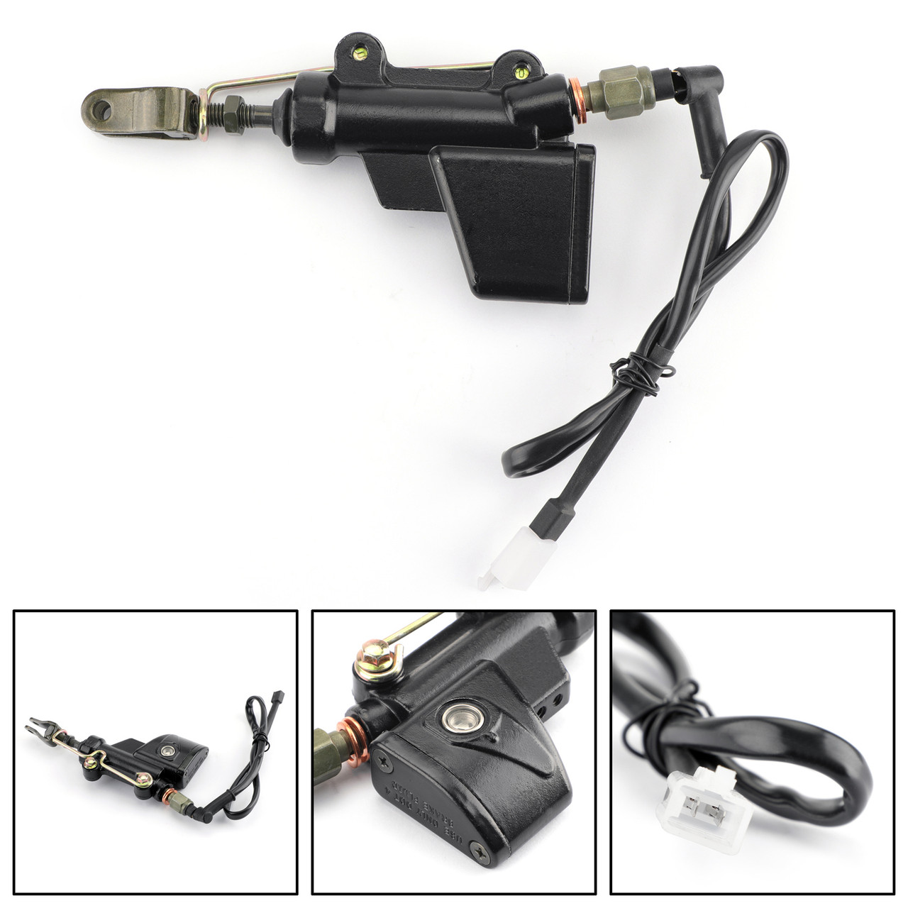 Rear Brake Master Cylinder For Apulia APR125-2 APR125-2F APR150-2 Black