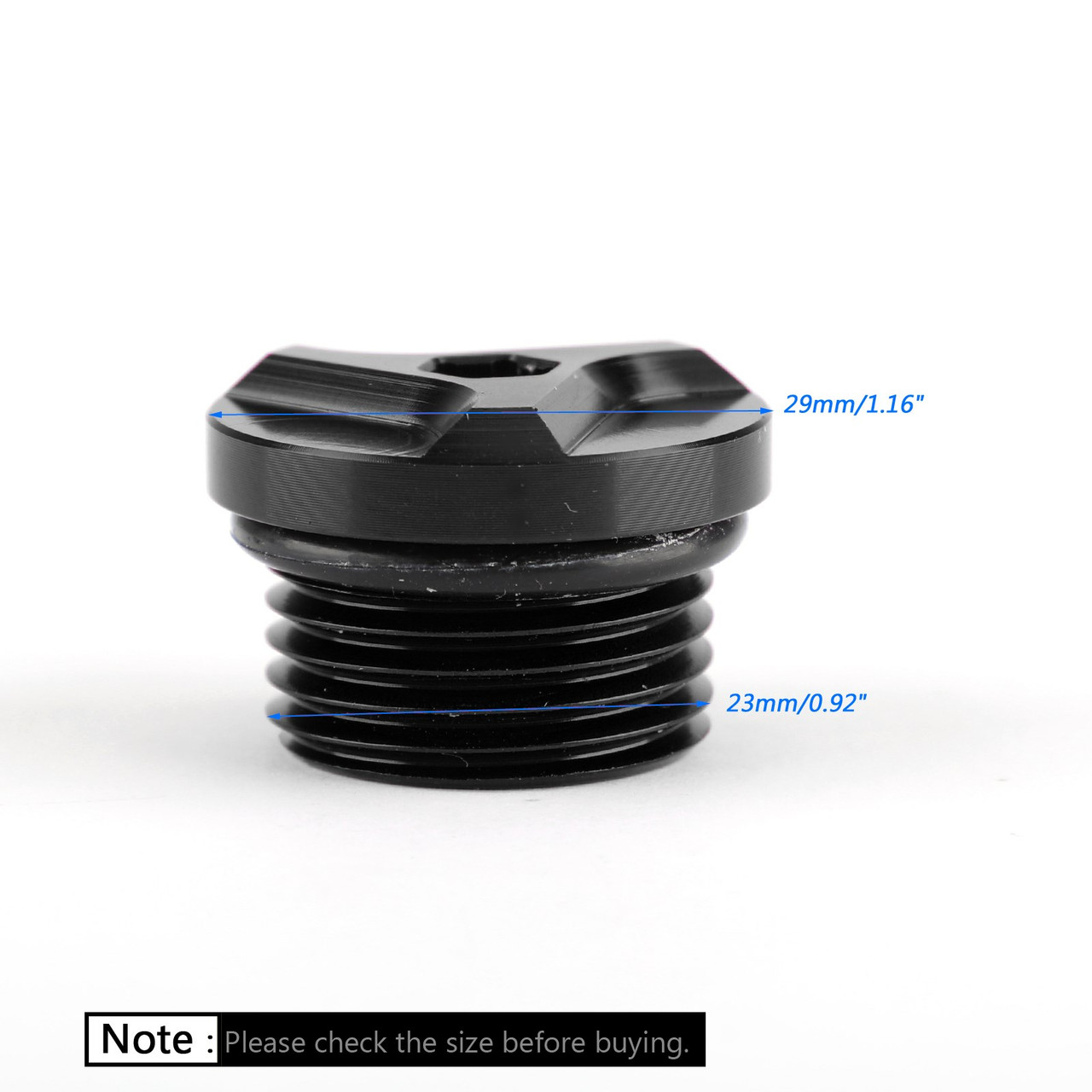 Aluminum Engine Oil Filler Cap For BMW S1000R 14-18 S1000XR 15-18 G310GS 17-18 Black