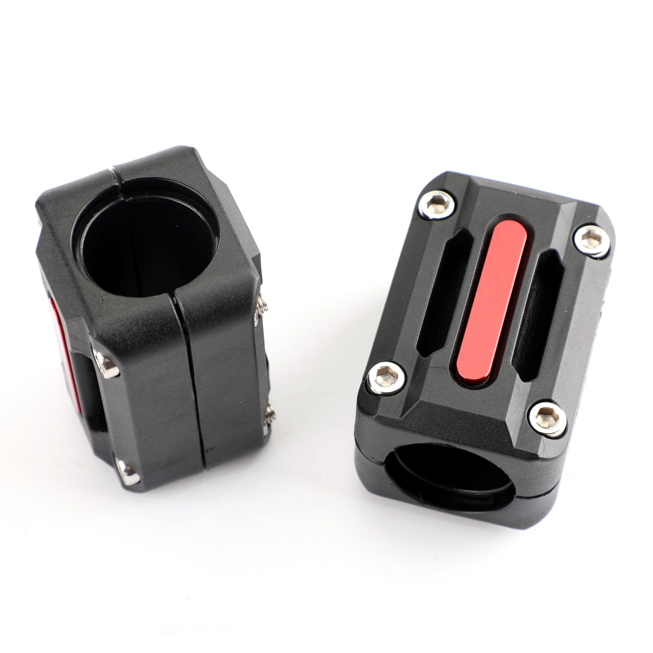 22mm 25mm 28mm Engine Frame Bar Slider Pads Red