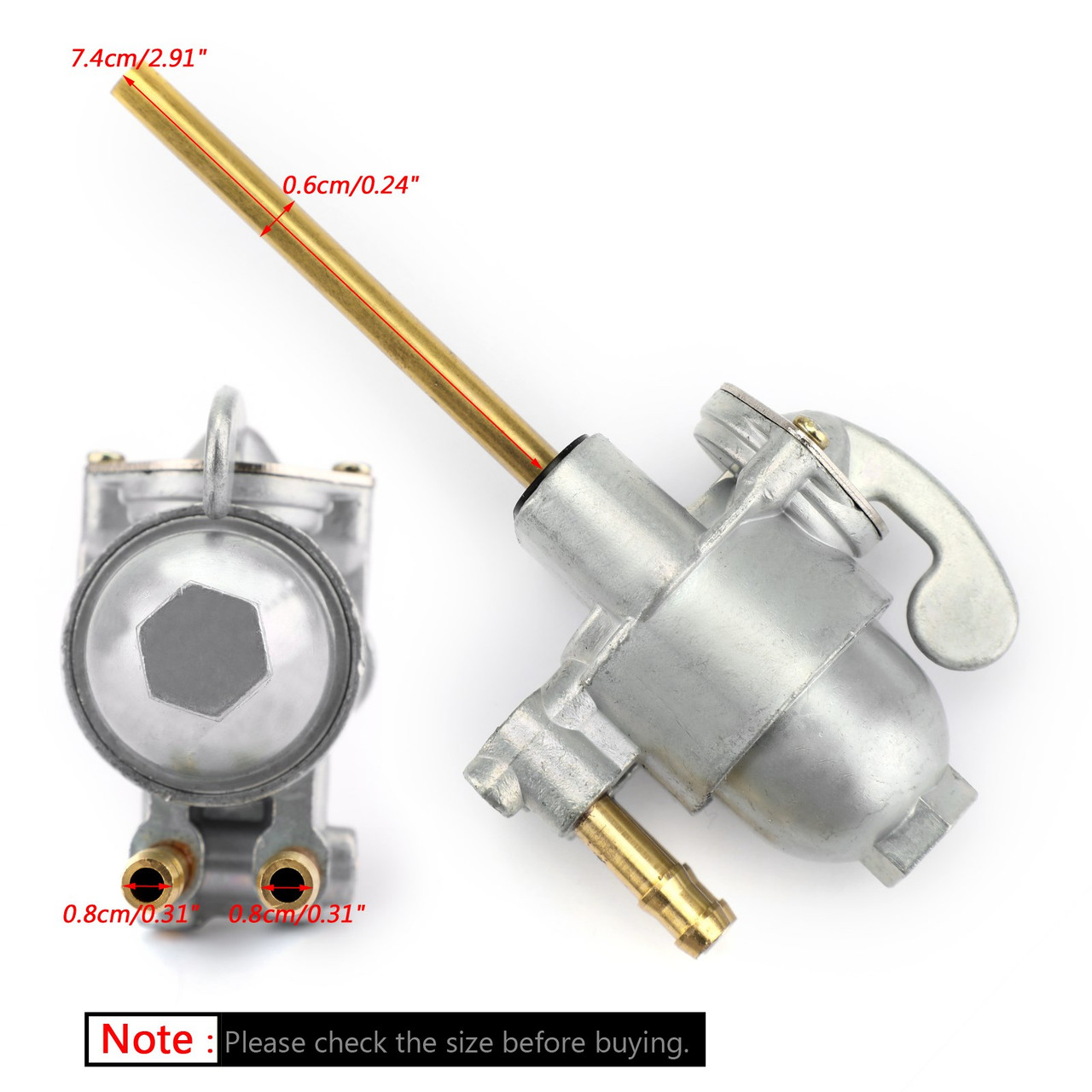 16950-300-020 Fuel Petcock for Honda CB500K CB350F CB550K CB750K Kawasaki KZ400