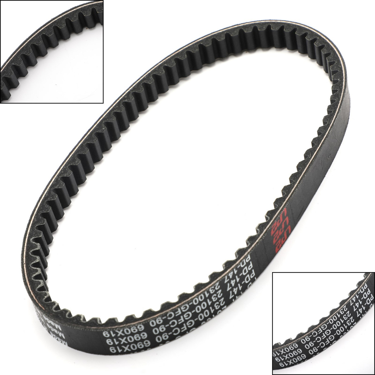 Drive Belt For Honda NCH50 Metropolitan 2012-2015 Black