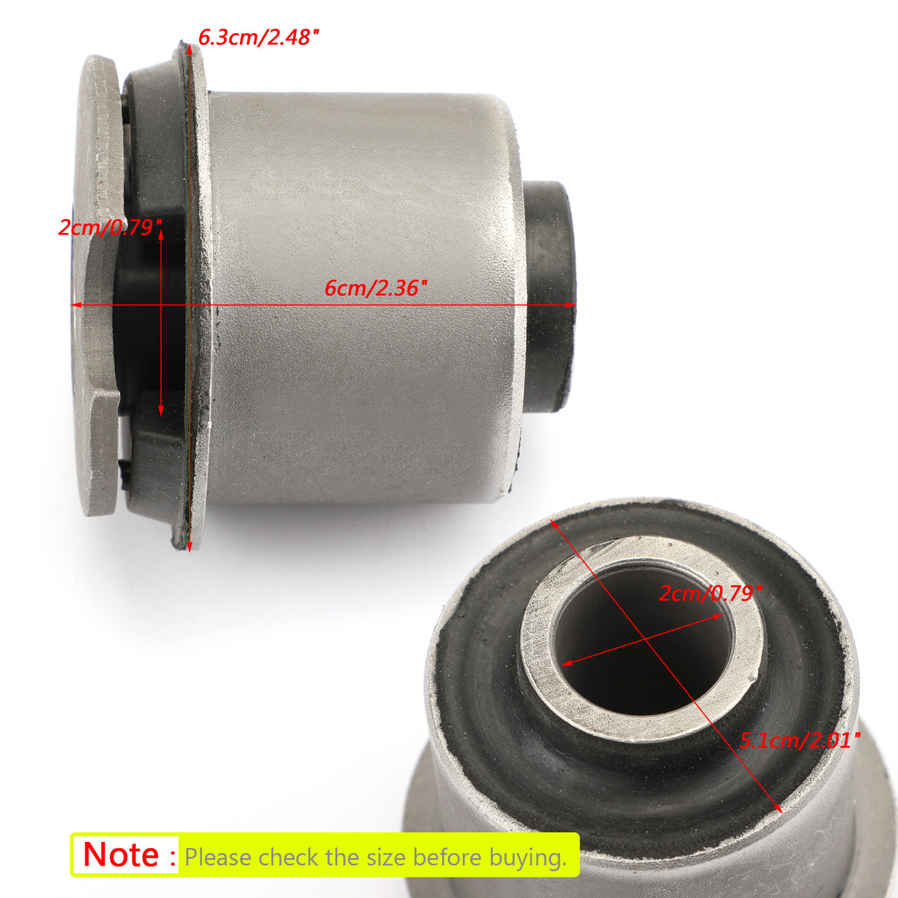 Front Differential Axle Bushing For Hummer H3 06-10 H3T 09-10