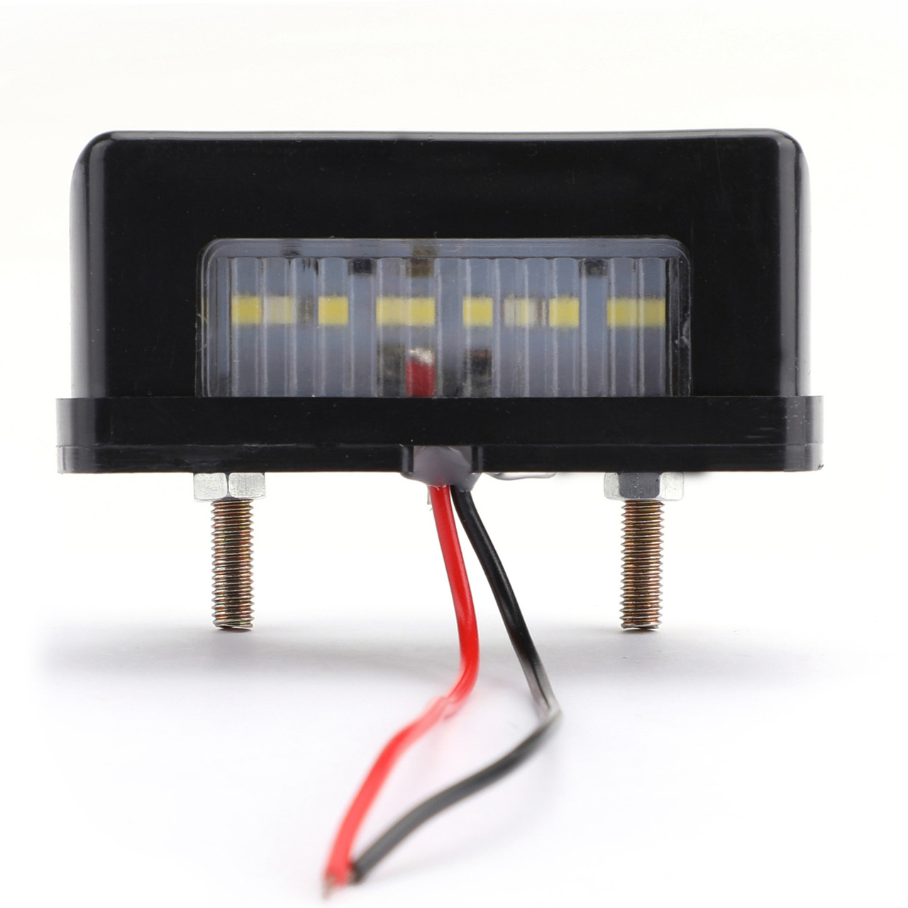 LED Rear Tail License Plate Brake Number Plate Light Mini Taillight Black