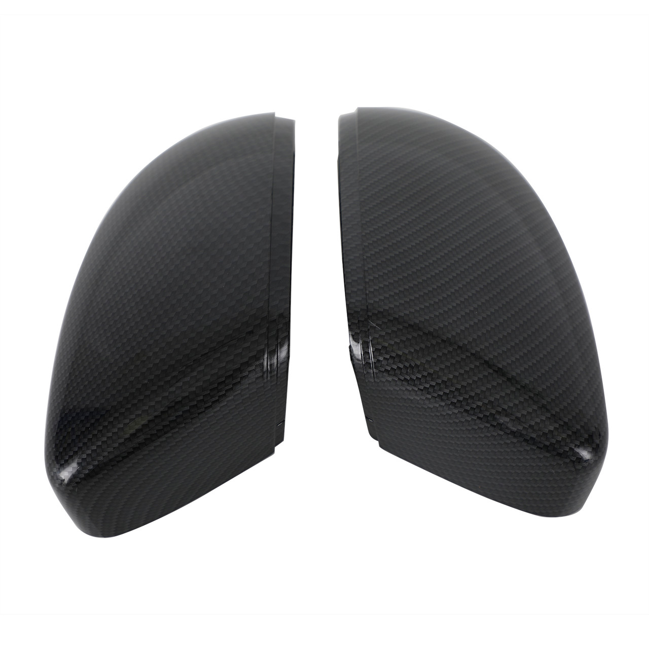 Door Wing Mirror Cover For Beetle 12-18 CC Scirocco 09-17 Eos 09-16 Passat 11-15 Carbon