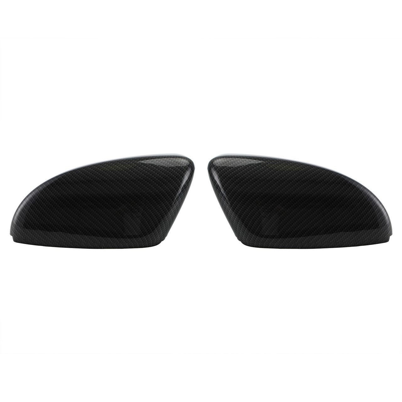 Door Wing Mirror Cover For Beetle 12-18 CC Scirocco 09-17 Eos 09-16 Passat 11-15 Carbon