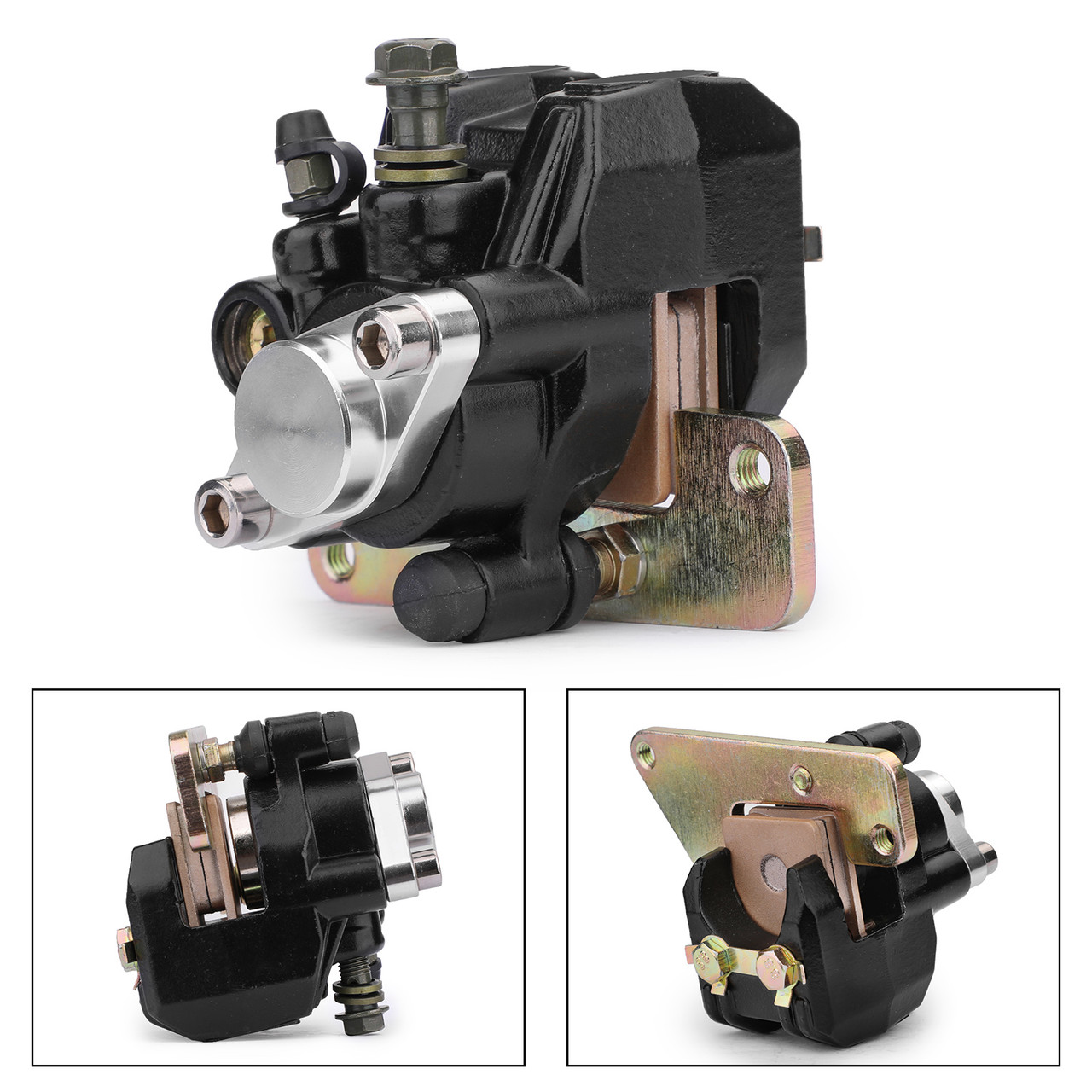 Rear Brake Caliper Assembly For Suzuki 69100-33H00-999 69100-07G00-999 LTZ400 QuadSport 400 03-14 Black