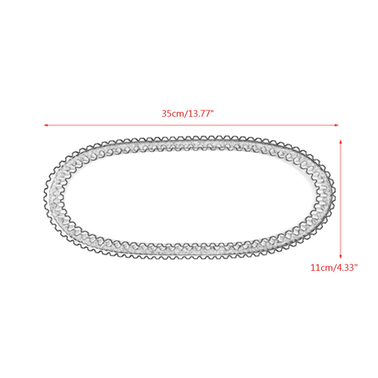 Primary Drive Clutch Belt For Polaris Phoenix 200 05-19 Sawtooth 200 06-07 Kymco Top Boy 125 04-08 Black