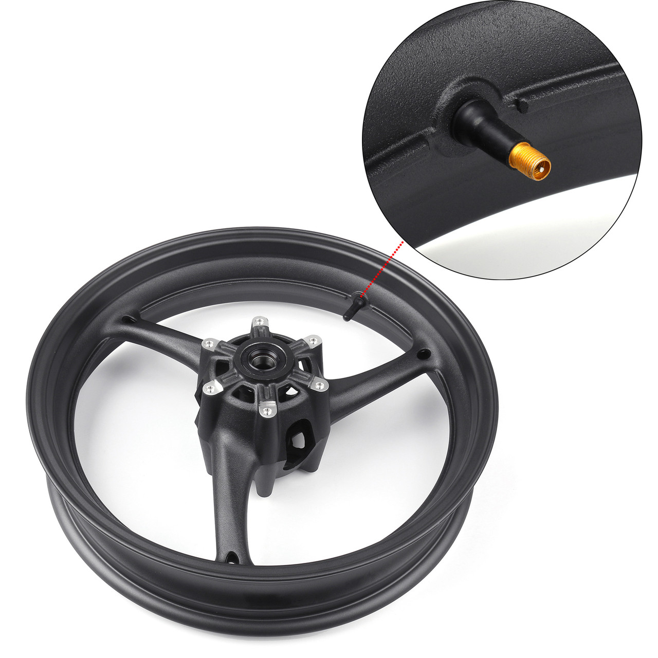 Front Wheel Rim 17" For Suzuki GSXR600 GSXR750 11-16 Black