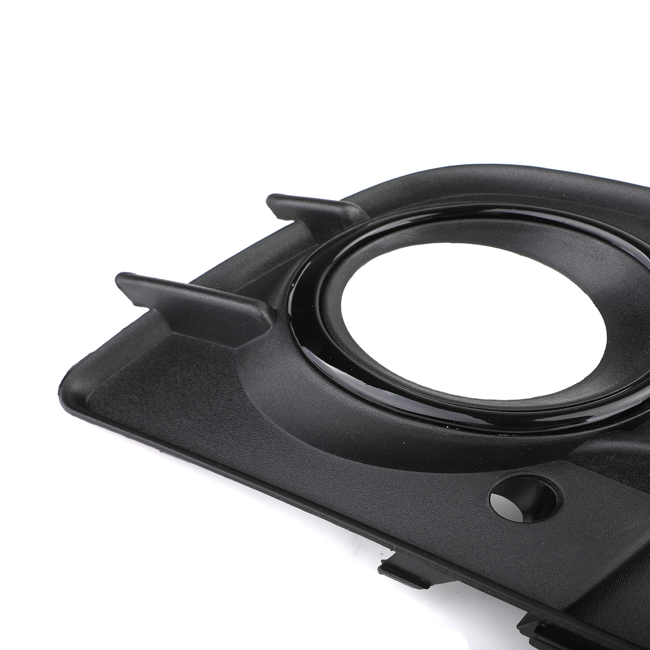 Left+Right Matte Black Fog Light Grill S-Line Bumper For Audi A4 S-LINE S4 08-12 Black