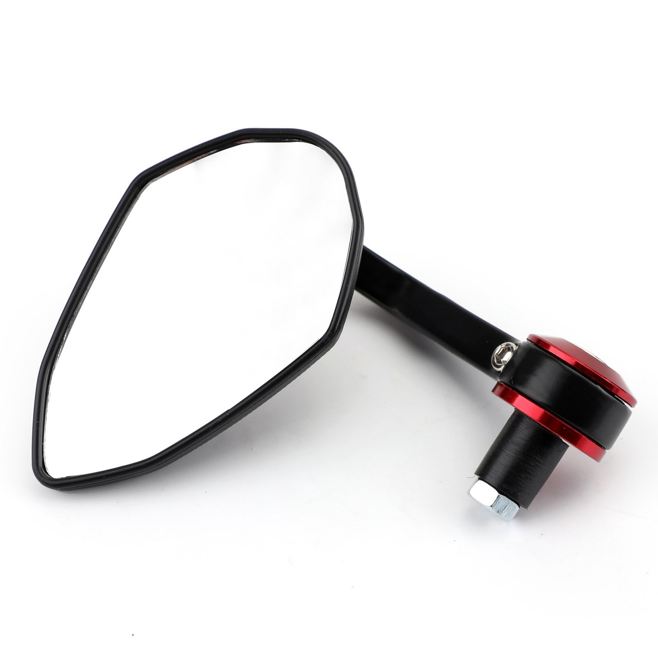 Sportbike 7/8" Handle Bar End Mirrors Universal Red