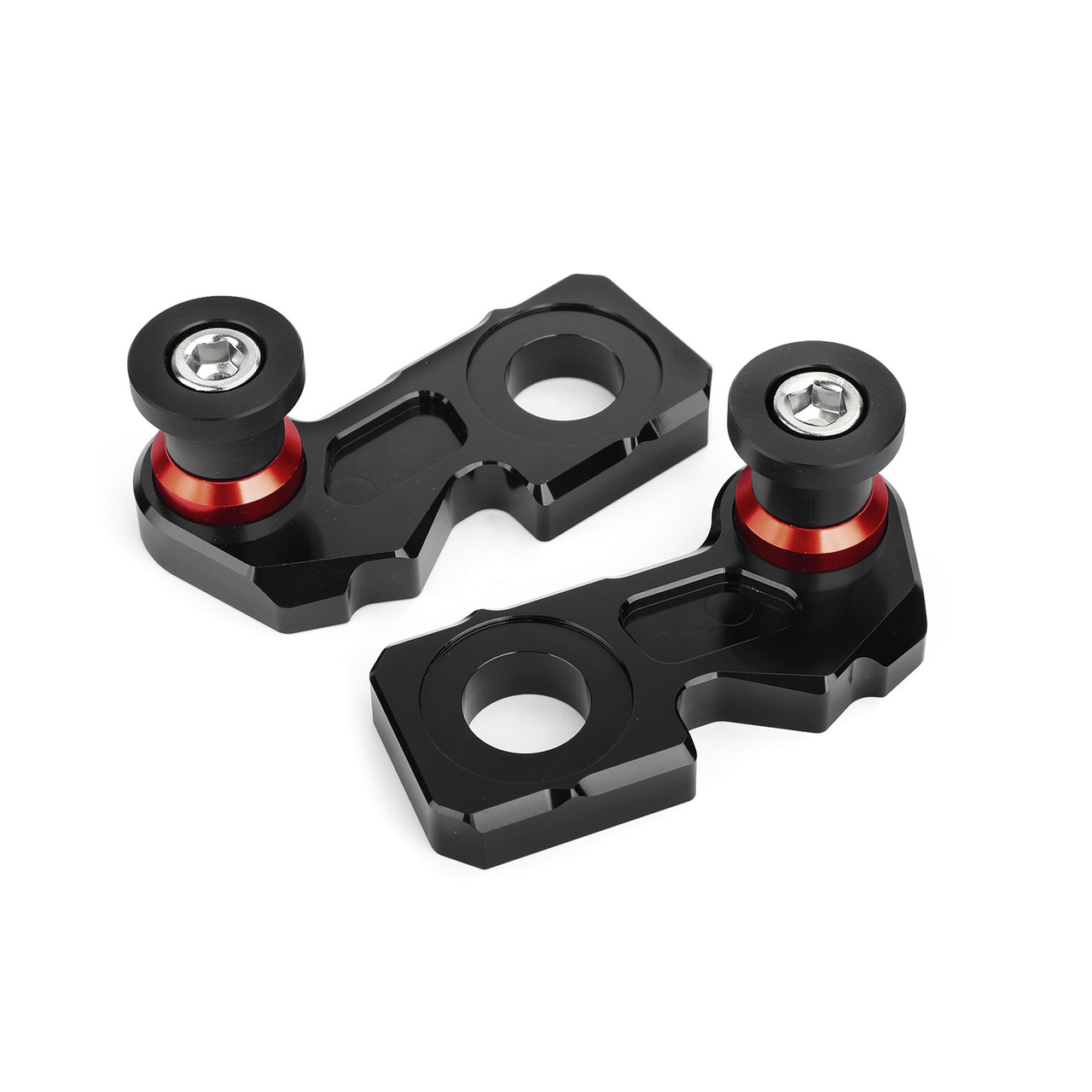 CNC Chain Adjuster Block With Stand Spool For Honda CB650F CBR650F 2014-2018 RED