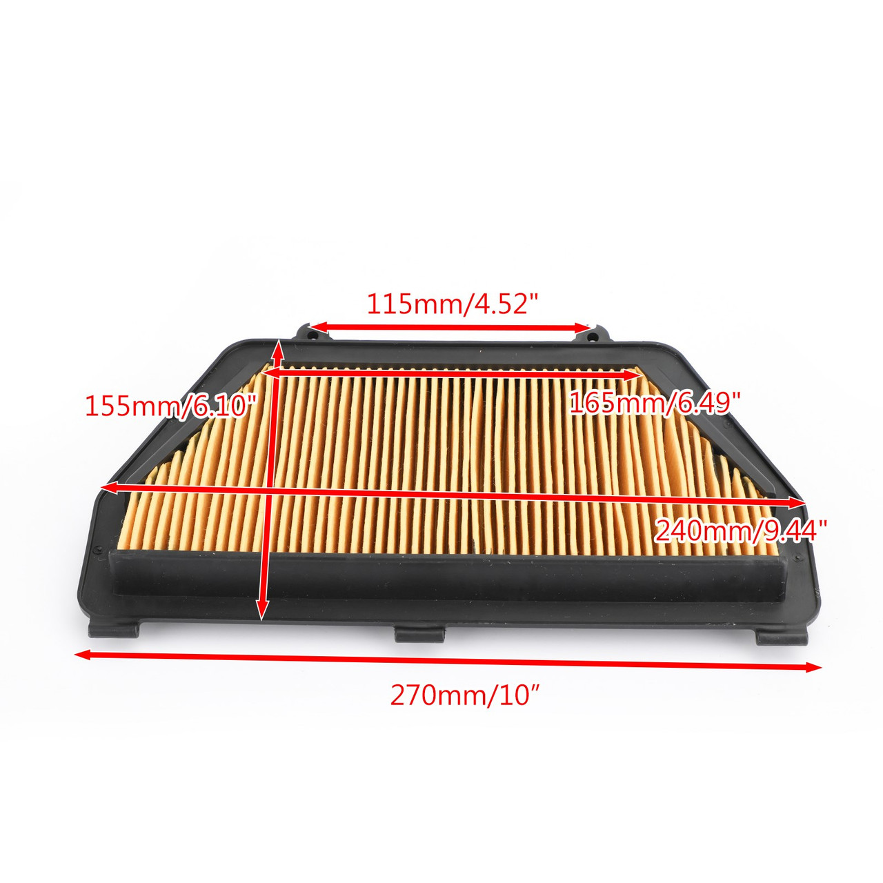 Air Filter Cleaner For 17210-MFJ-D00 Honda CBR600 CBR600RR 07-18 CBR600 CBR600RA 09-18 Yellow