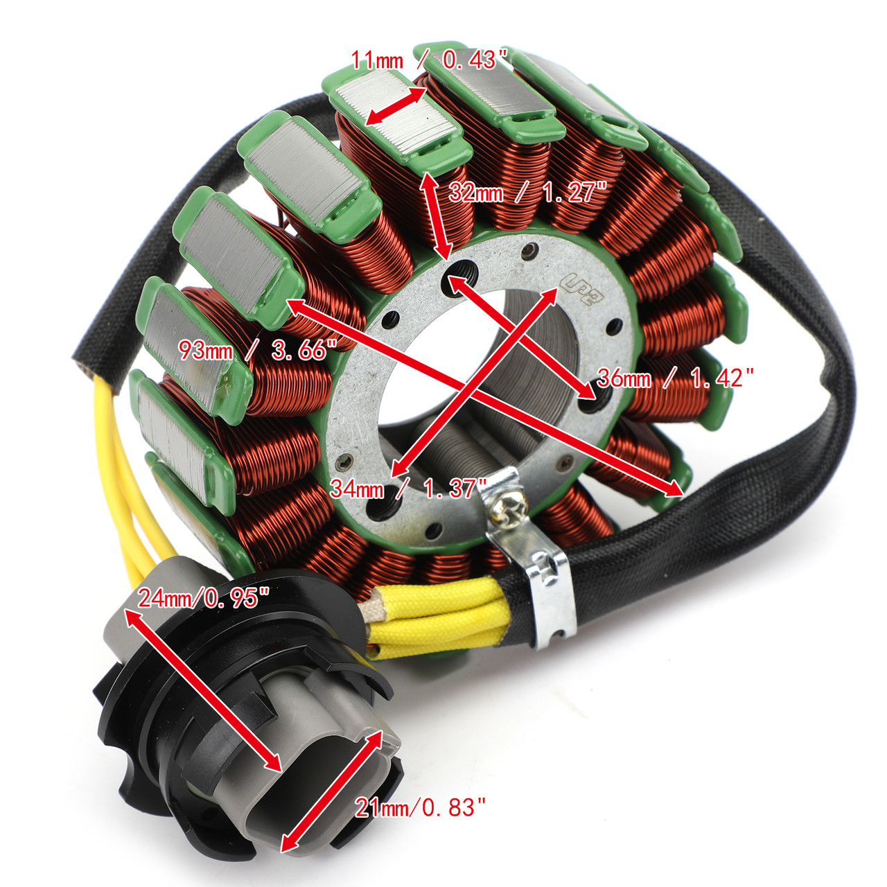 Magneto Stator Coil For Sea-Doo 3D DI 950 cc 06-07 951 GTX DI 00-03 LRV DI 02-03 RX DI 00-03 951 RX DI LE 02951 XP DI 03-04 Sportster LE 950 cc 130 HP 04-06