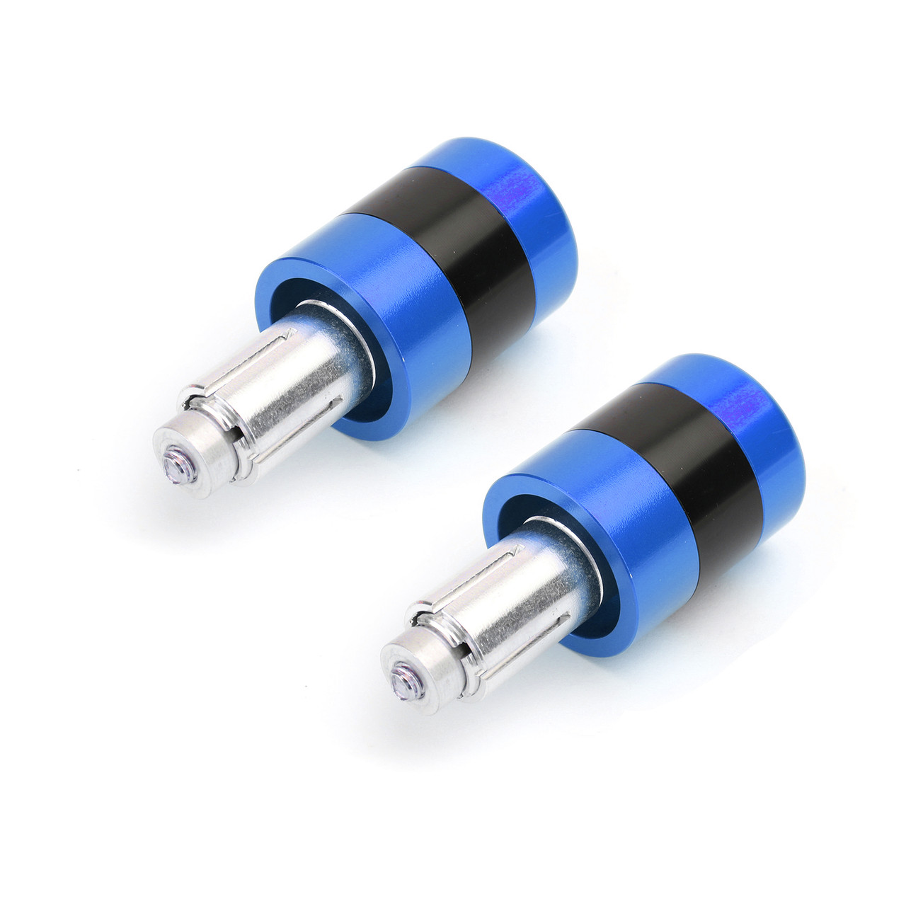 Anti Vibration 7/8" 22mm Handle Bar End Cap M6 / M8 Weight Slider Reducing Blue