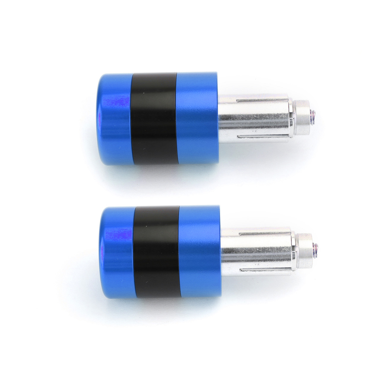 Anti Vibration 7/8" 22mm Handle Bar End Cap M6 / M8 Weight Slider Reducing Blue
