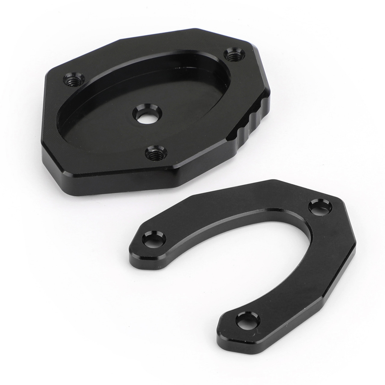 Side Stand Kickstand Pad Extension Plate For KAWASAKI Z900RS CAFE 18-19 Versys 1000 17-18 Black