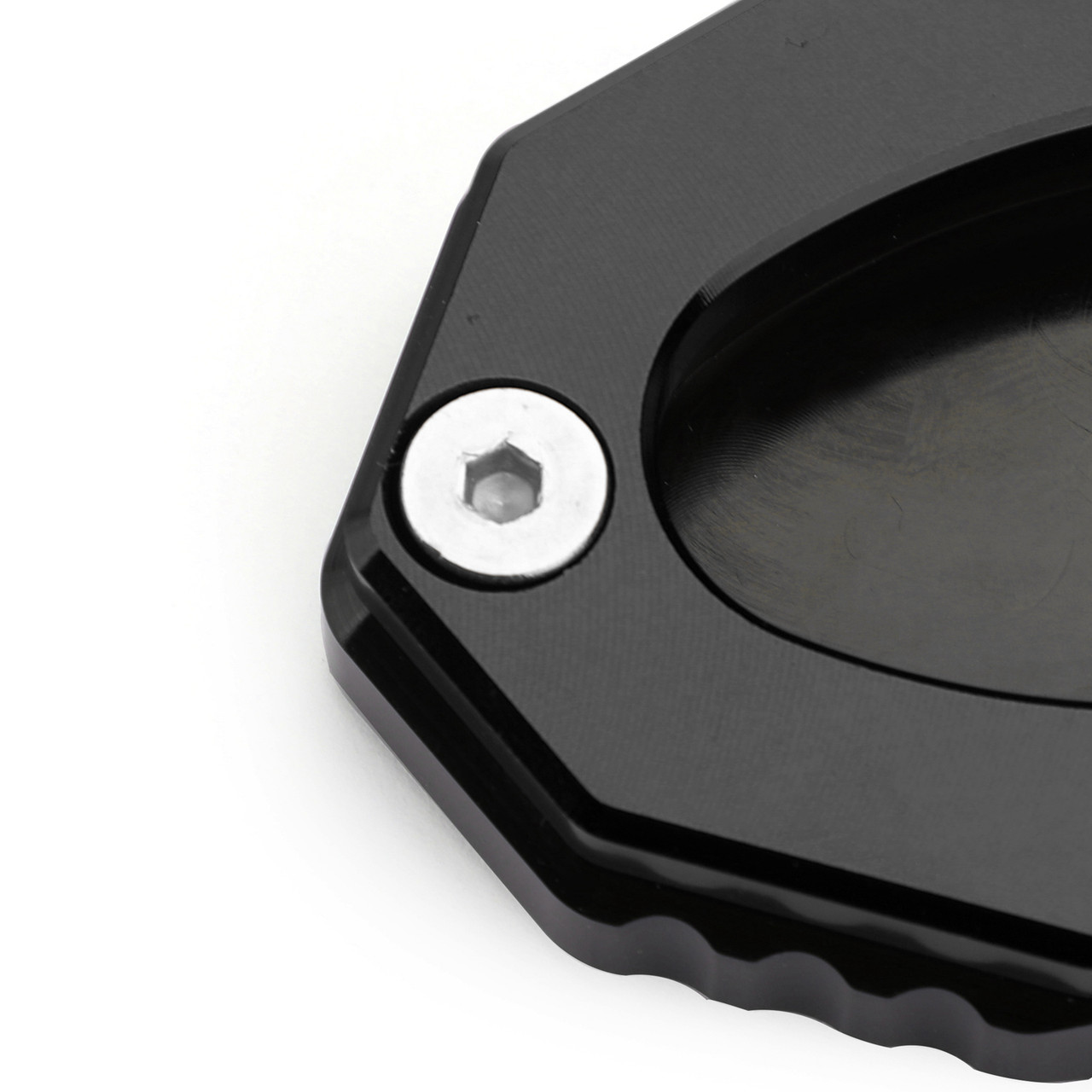 Side Stand Kickstand Pad Extension Plate For KAWASAKI Z900RS CAFE 18-19 Versys 1000 17-18 Black