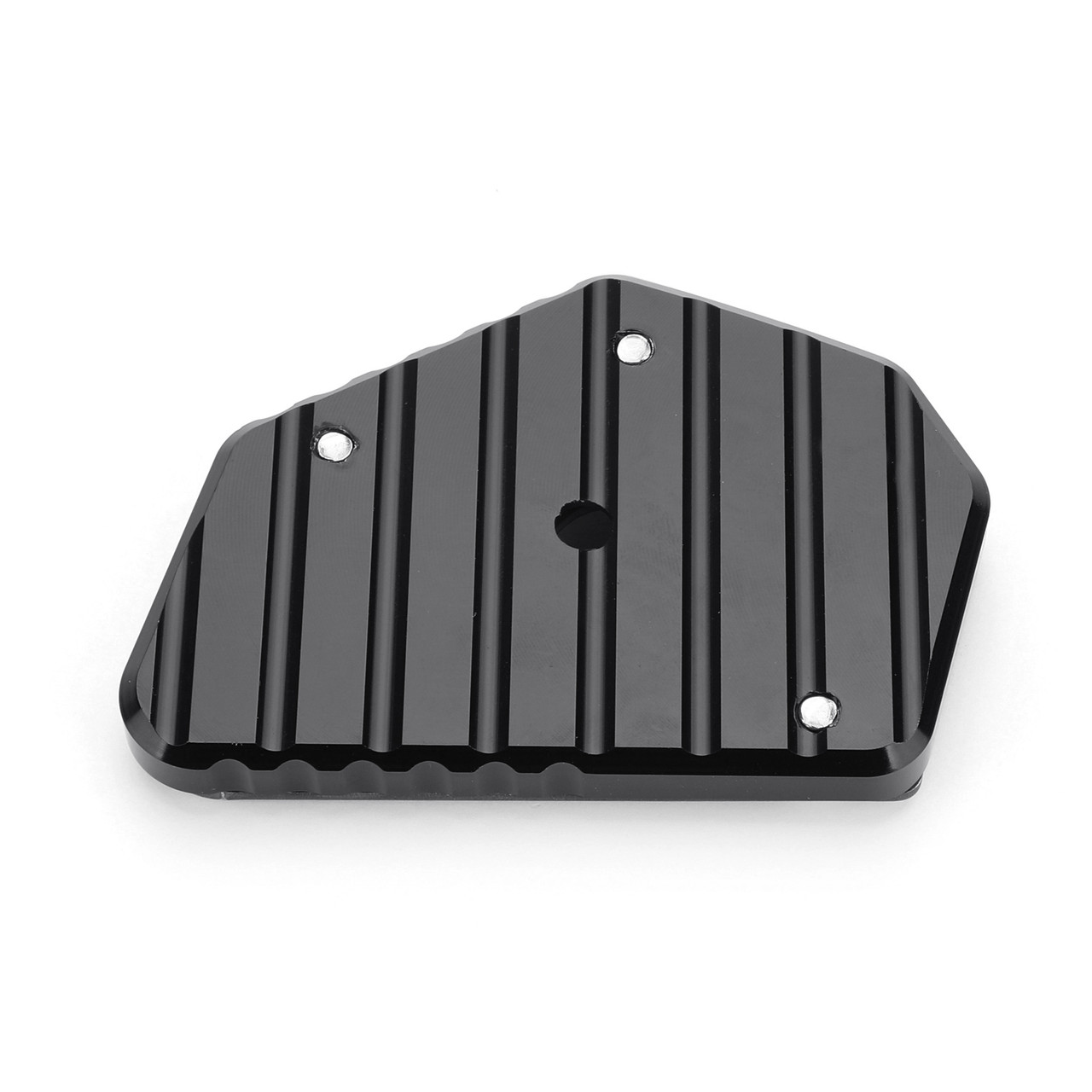 CNC Side Stand Kickstand Pad Extension Plate For SUZUKI V-STROM 650 DL650 12-19 650 XT 17-19 Black