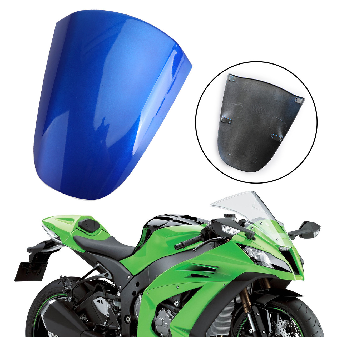 ABS Rear Seat Fairing Cover Cowl For Kawasaki Ninja ZX12R 2000-2008 Blue