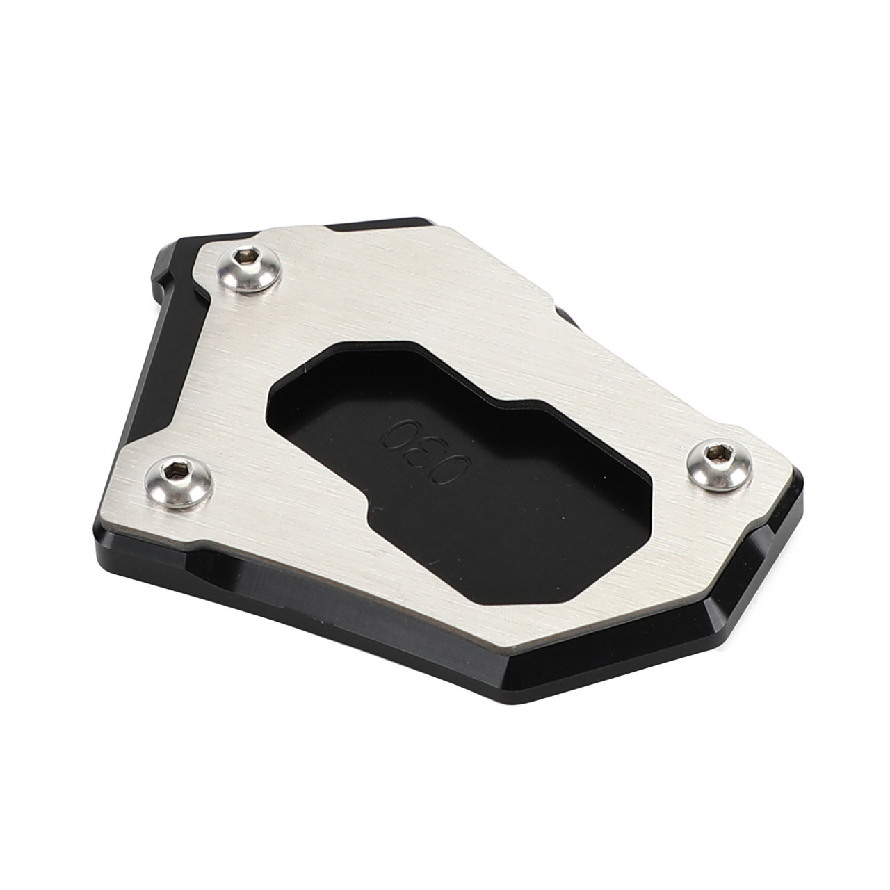 Kickstand Side Stand Extension Pad Plate For BMW R 1200GS LC R 1200GS LC Adventure 14-16 Black